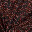 Cotton poplin abstract flowers - black