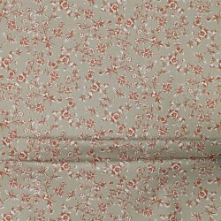 Coated cotton small flower branches - beige