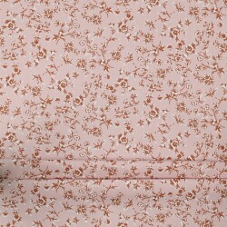 Coated cotton small flower sprigs - powder pink