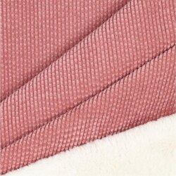 Corduroy with fur side - pearl pink