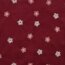 Baby corduroy W embroidered flower - dark burgundy