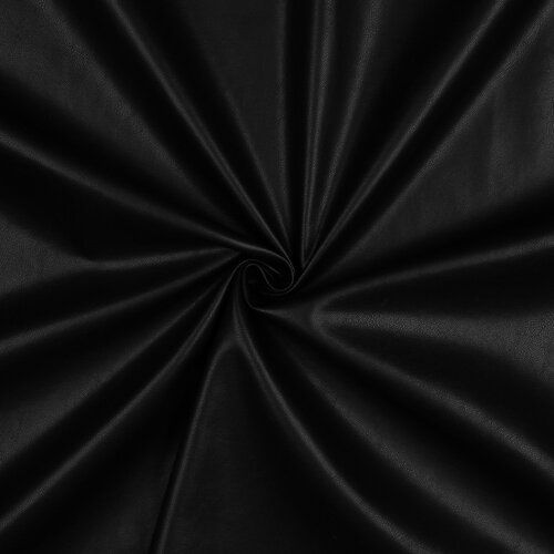 Faux Cuir Metallic Shine - noir