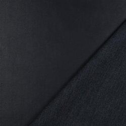 Imitation leather metallic gloss - dark blue