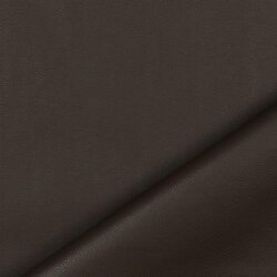 Imitation leather metallic gloss - dark brown