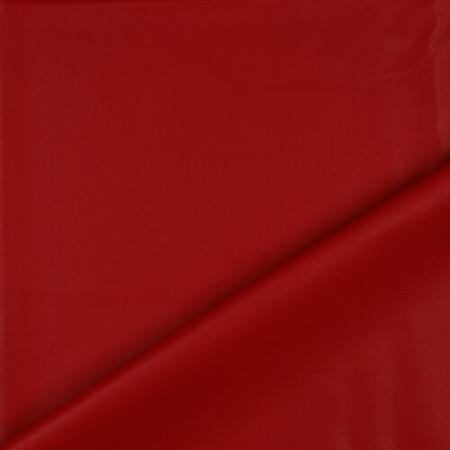 Imitation leather metallic gloss - red