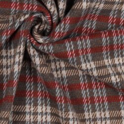 JACQUARD CHECK - taupe