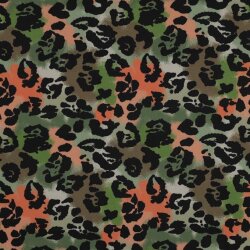 Softshell digitaal kleurrijke leo patches - zwart