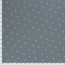 Parapluie en jersey de coton indigo