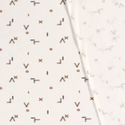 Cotton jersey toy cream