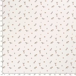 Cotton jersey toy cream