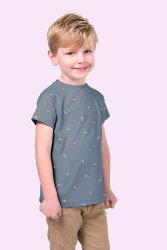 Jersey di cotone auto indaco