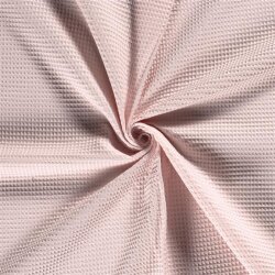 Waffelpiqué *Marie* 6mm Uni  - rosa