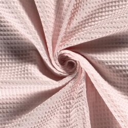 Waffelpiqué *Marie* 6mm Uni  - rosa