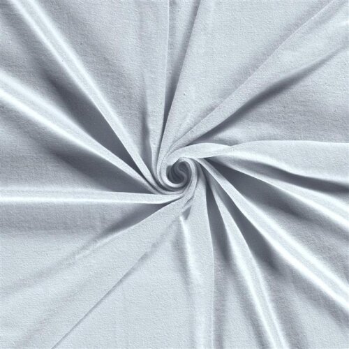 Strečové froté tkanina *Marie* - světle studená modrá