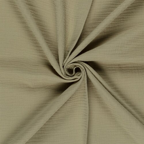Muslin Uni *Marie* - olijf