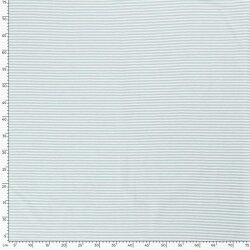 Baumwolljersey Mini Streifen 3mm *Bibi* - eisblau