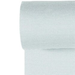 Knitted cuff stripes *Bibi* - ice blue