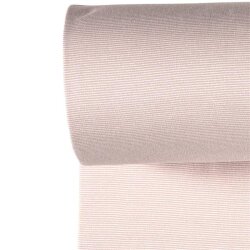 Knitted cuffs stripes *Bibi* - dusky pink