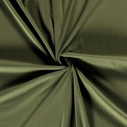 Jemný pletený žerzej *Bibi* krajkový vzor - borovicově zelená