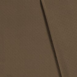 Jersey à mailles fines *Bibi* motif ajouré - taupe