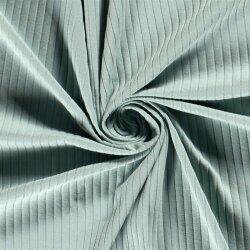 Rib jersey *Bibi* - azul hielo
