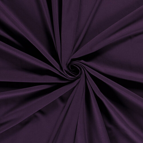 Jersey de coton *Mila* - aubergine