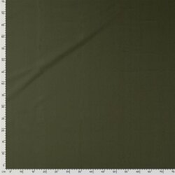 Baumwolljersey *Mila* Uni - dunkeloliv