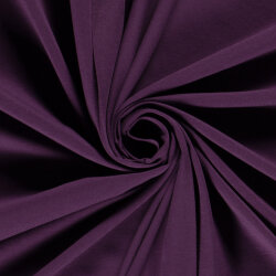 Baumwolljersey *Mila* Uni - hell aubergine