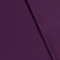 Baumwolljersey *Mila* Uni - hell aubergine