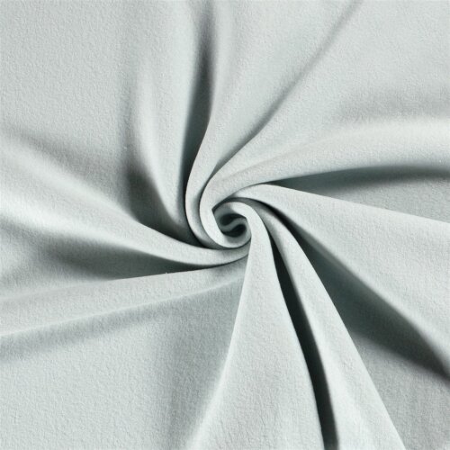 Baumwollfleece *Marie* - eisblau