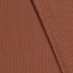 Ribbed jersey *Marie* - antique stone red