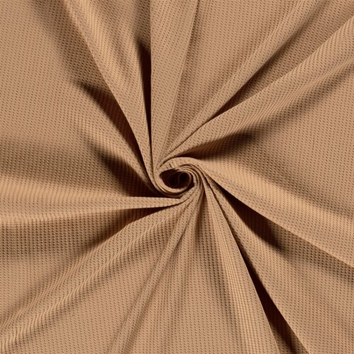Maglia waffle *Marie* - noce moscata morbida