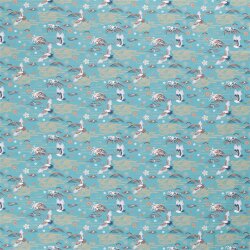 Cotton poplin birds