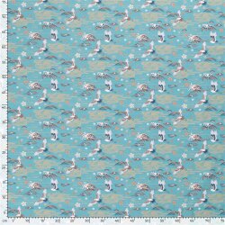 Cotton poplin birds