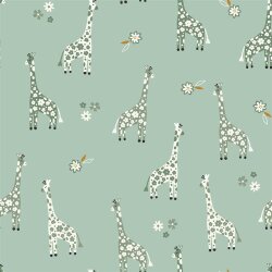 Cotton poplin giraffe