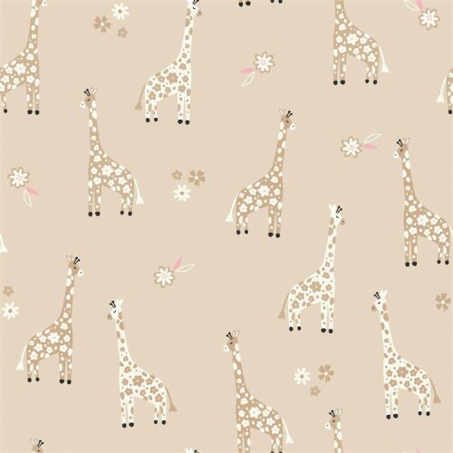 Cotton poplin giraffe