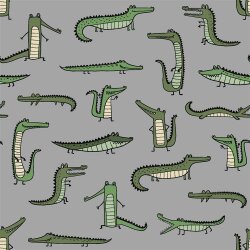 Krokodýl bavlněný - šedá
