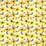 Baumwollpopeline Sonnenblumen - weiß