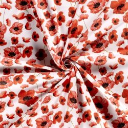 Cotton poplin flowers