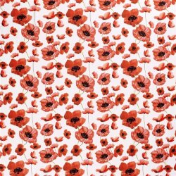 Cotton poplin flowers
