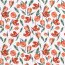 Katoen poplin bloemen