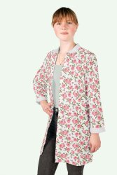Cotton poplin roses