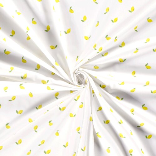 Cotton poplin LEMONS