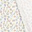 Popeline di cotone LETTERE