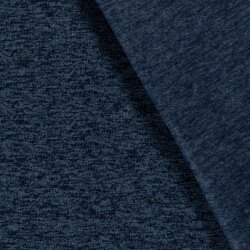 Pile lavorato a maglia *Marie* screziato oceano profondo