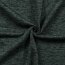 Knitted fleece *Marie* mottled mystic green