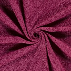 Bouclé Mantelstoff Uni *Marie* - pink