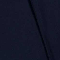 Viskózový kepr hladký - tmavě modrý