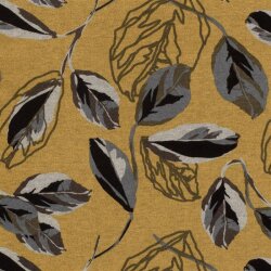 Polyester Viskose Mix Discharge-Druck Blätter - senf