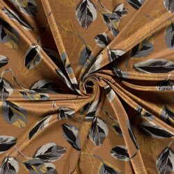 Polyester Viskose Mix Discharge-Druck Blätter - rost
